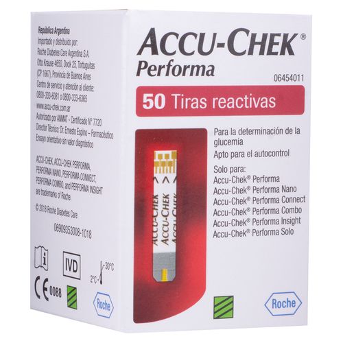 Tiras Roche D Accu-Check Performa 50U Una Caja