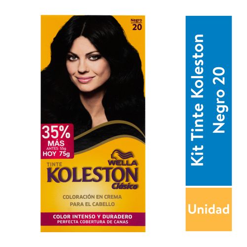 Kit Koleston Clasico 20 Negro - 1unidad