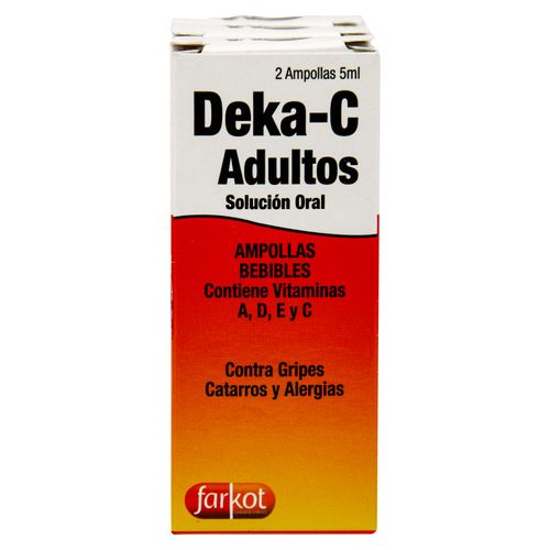3Pk Deka-C Adulto 2 Ampollas Una Caja