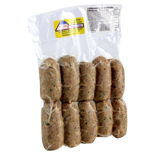 Longaniza de cerdo Sr. De Montaña precocido - 460 g