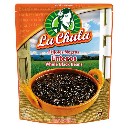 Frijol La Chula Entero Negro - 1810gr