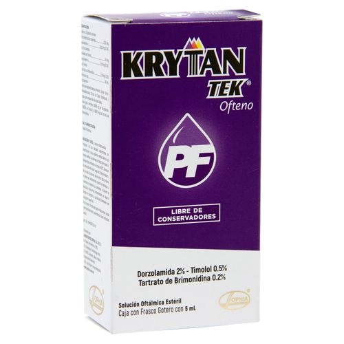 Krytan Tek Ofteno Solución Oftalmica 5ml