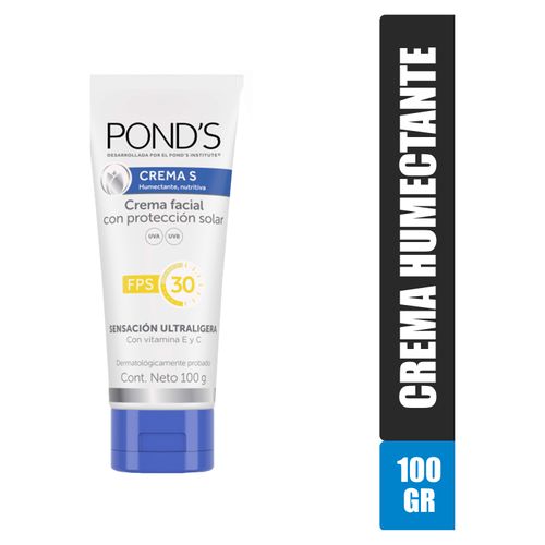 Crema Facial Pond's Humectante Nutritiva Fps30 - 100gr