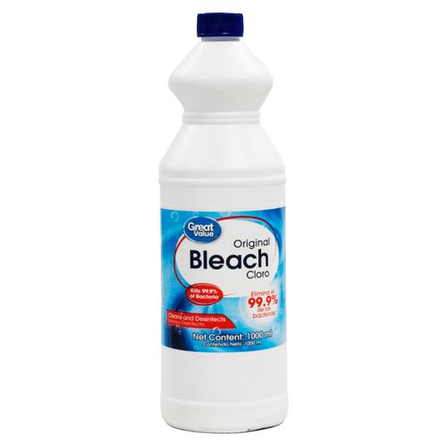 Cloro Marca Great Value Original -1000 ml