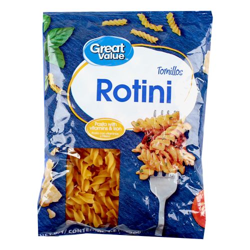 Pasta Great Value, Tornillos -200g