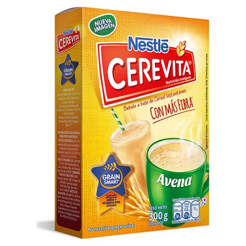 Avena Cerevita Cereal Deshidratado Caja de -  300g