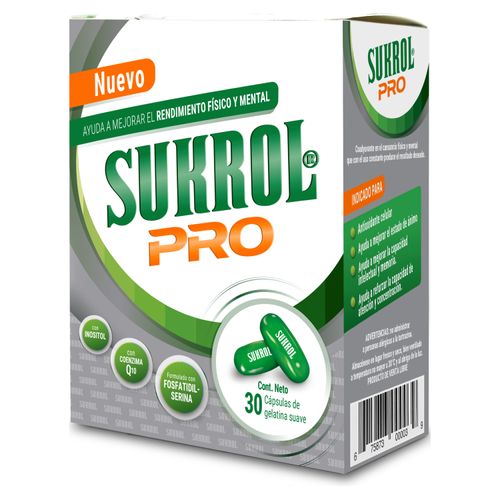 Cápsulas Pro Sukrol Gel - 30 Unidades