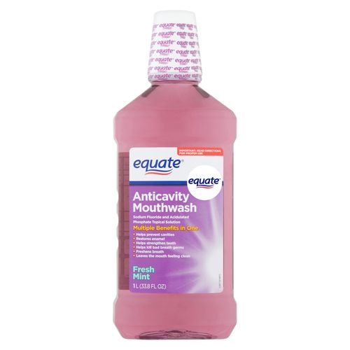 Enjuague Bucal Marca Equate Anticaries - 1000 ml