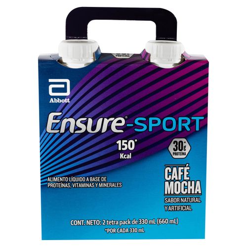 2 Pack Ensure Sport Cafe Mocha - 660ml