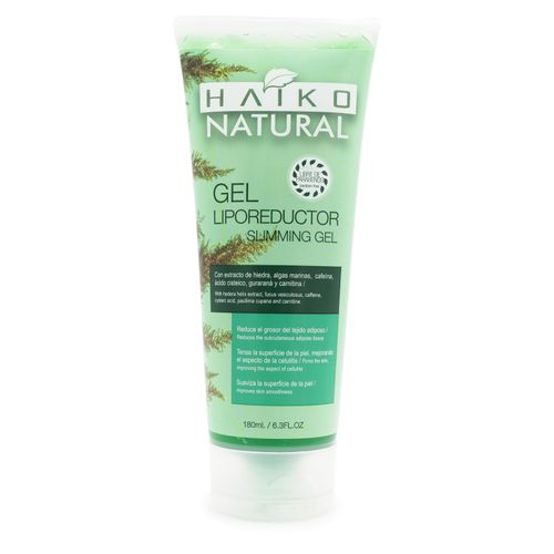 Gel Liporeductor Haiko Natural, Con Extracto De Algas Marinas, Carnitina Y Guarana