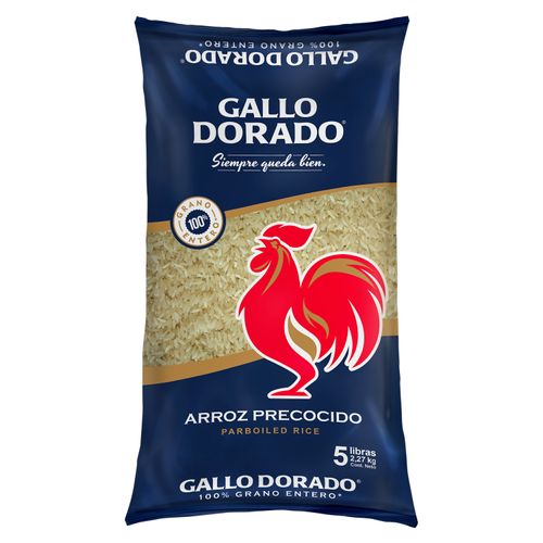 Arroz Gallo Dorado Precocido - 2270gr
