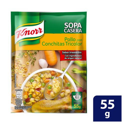 Sopa Knorr De Pollo Con Conchita Trico - 55gr