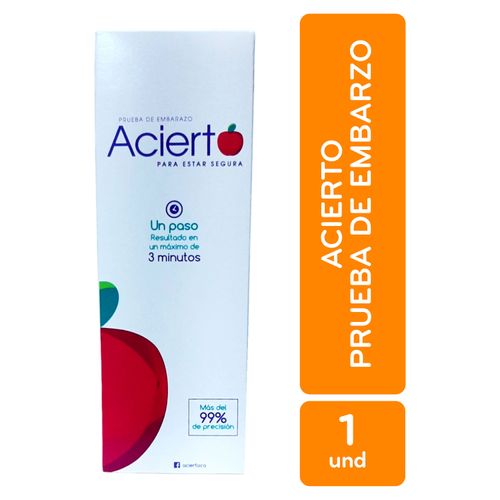 Prueba Acierto De Embarazo Caja - 1 Unidad