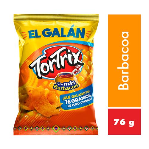 Snack Tortrix Barbacoa El Galán - 76 g