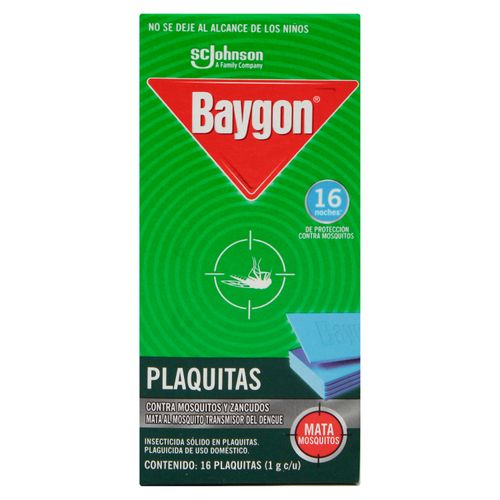 Insecticida  Baygon Laminitas Repuesto - 16 Uds