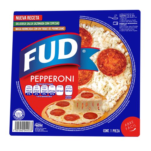 Pizza  Fud Pepperoni - 216gr