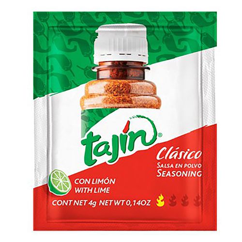 Sazonador Tajin Con Limón Sachet - 4 g