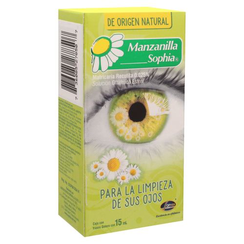 Manzanilla Solución Oftálmica 0.25% 15 ml