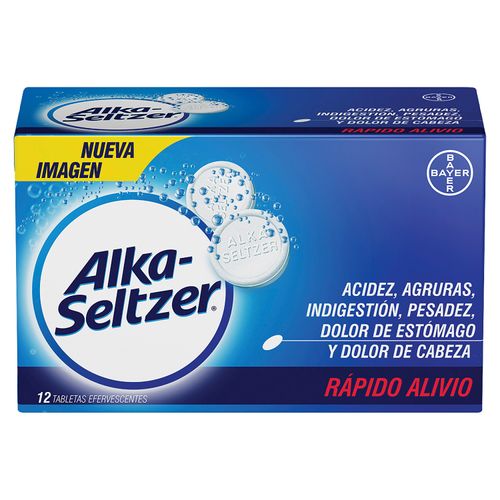 Alka Seltzer Efervescentes Caja X 12 Tabletas