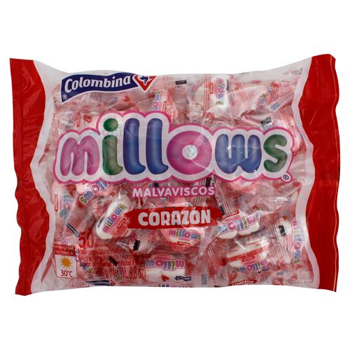 Marsmelow Millows Colombina Corazón - 250 g