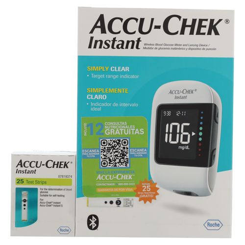 Glucómetro Roche Accu Check Instant Set