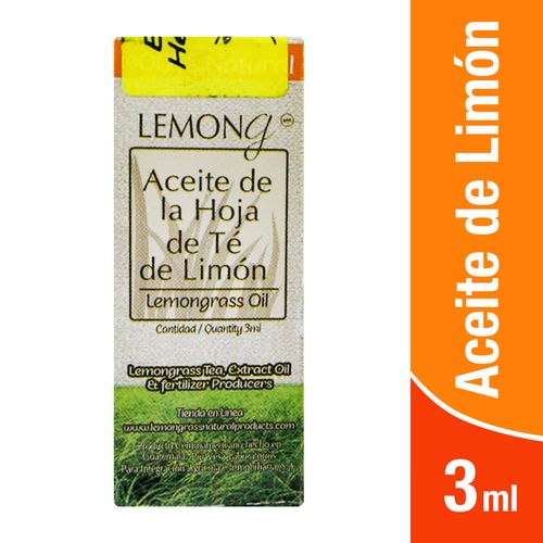 Aceite Lemon Grass De Limón - 3ml