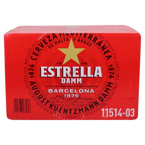 Cerveza Estrella Damm 24 Pack - 7920ml