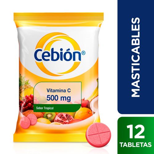 Cebion Vitamina C caja 12 comprimidos - Precio indicado por caja