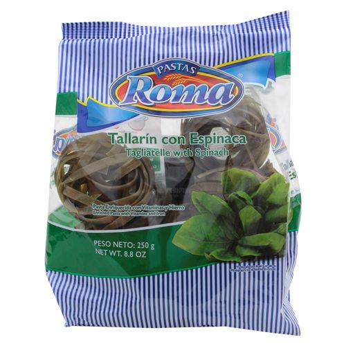 Pasta Roma Tallarin Con Espinaca - 250gr