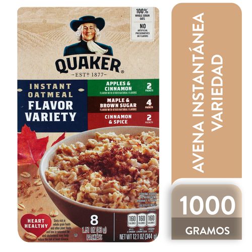 Avena Intantánea Quaker Variedad 430gr