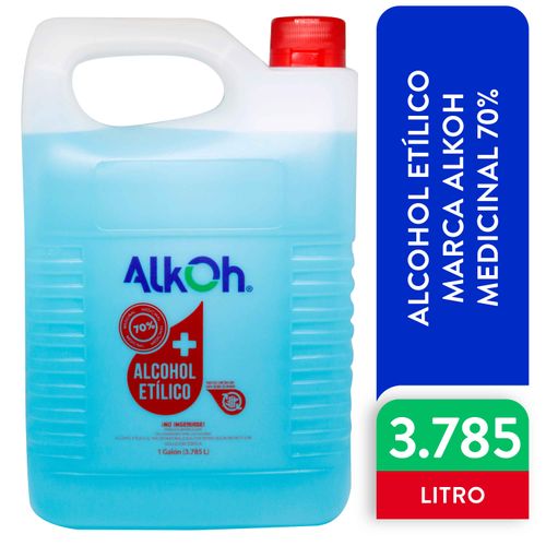 Alcohol Etílico Alkoh Medicinal 70 % - Galón