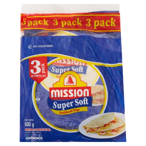 3Pack Mission Trigo Super Soft 24U 600G