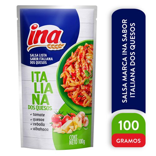 Salsa Ina Sabor Italiana Dos Quesos - 100 g
