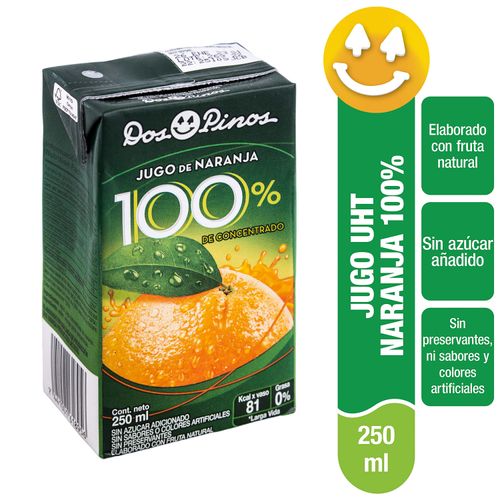 Jugo Uht Naranja 100 Fibra 250 Ml Base