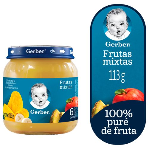 Colado Gerber frutas mixtas - 113 g