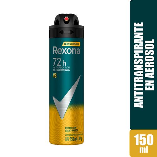 Desodorante Rexona V8 en Aerosol - 150 ml