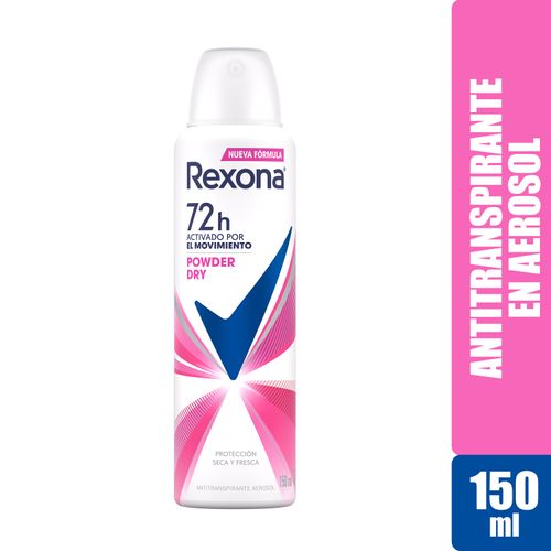 Desodorante Rexona Powder Dry en Aerosol - 150 ml