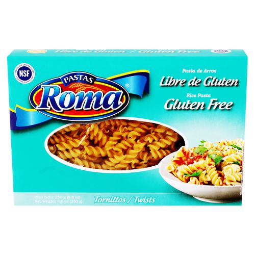 Pasta Roma Tornillo Gluten Free - 250 g