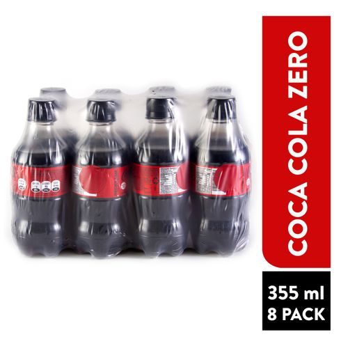 Gaseosa Coca Cola sin azucar 355ml 8pack - 2840 ml