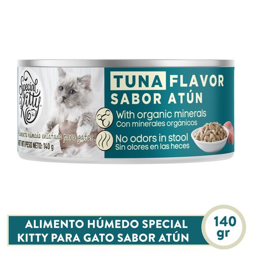Alimento Special Kitty Humedo Gato Sabor Atun -140 g