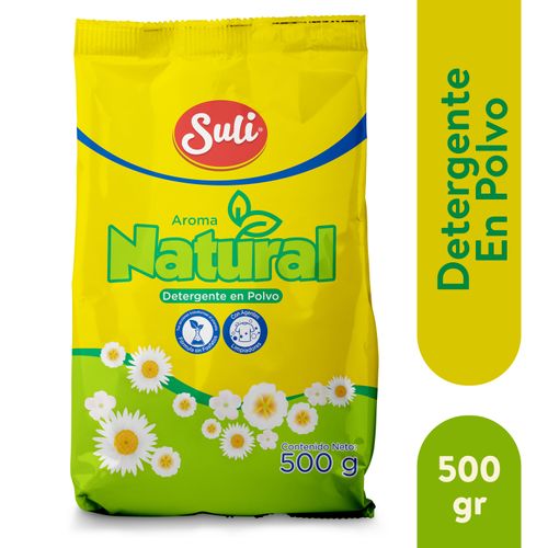 Detergente En Polvo Marca Suli Aroma Natural 500 g