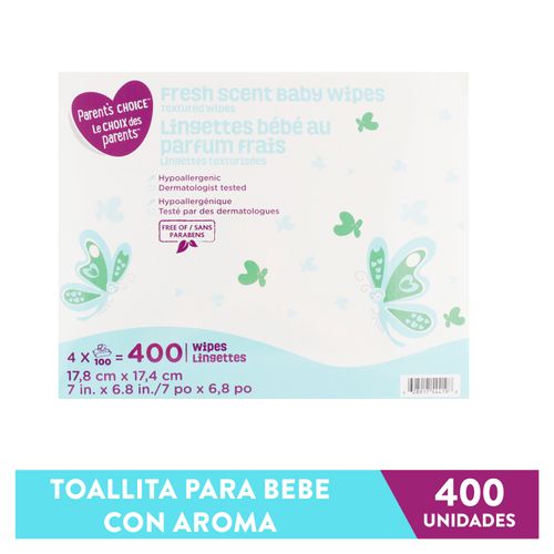 Toallita Para Bebe Parents C Aroma - 400 Uds
