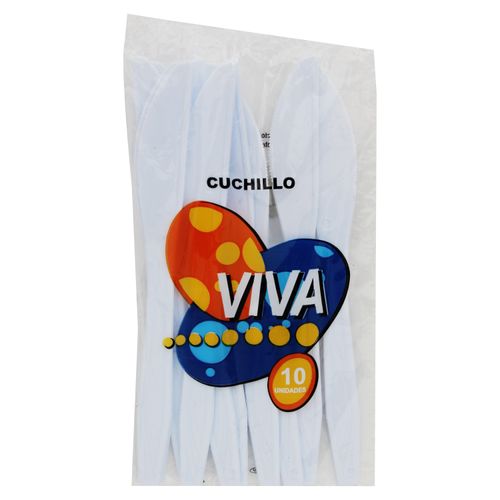 Cuchillo Viva Desechable - 10 unidades