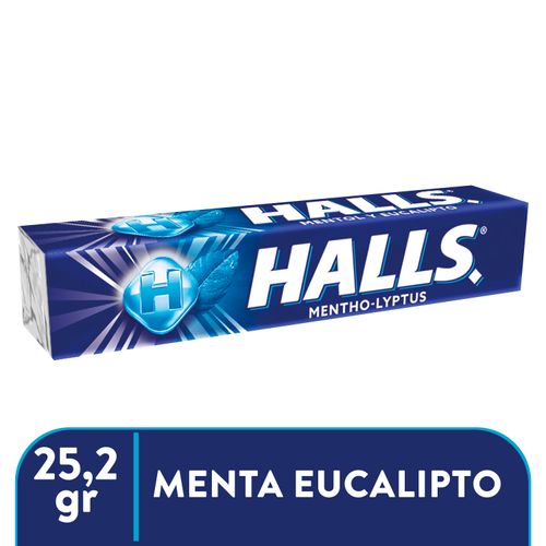 Confite Halls Mentol y Eucalipto - 25.2 g
