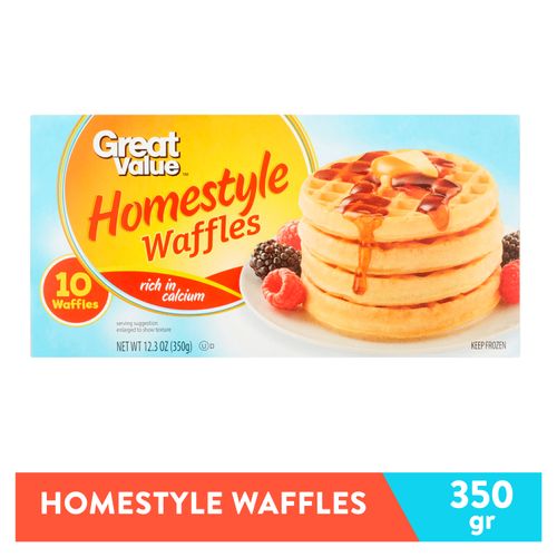 Waffles Great Value Homestyle 10unidades - 350gr