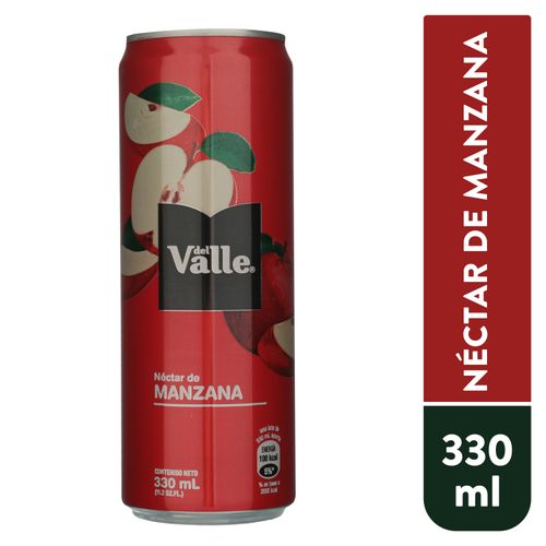 Néctar Del Valle manzana lata -330 ml