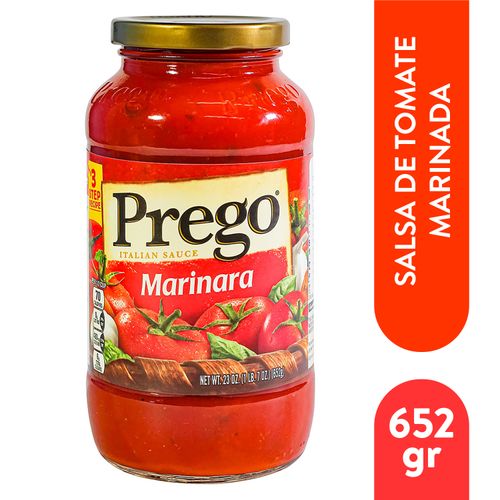 Salsa Prego De Tomate Marinara - 652 g