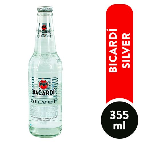 Ron Bacardi Silver Botella Unidad - 355ml
