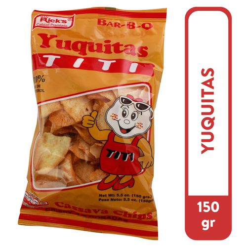 Yuquitas Titi Ricks Crispy y Doradas - 150 g