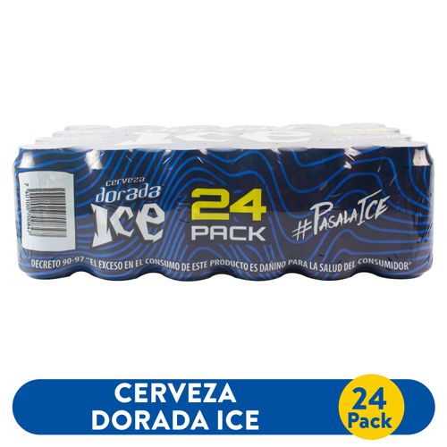 24 Pack Cerveza Dorada Ice Lata - 355ml